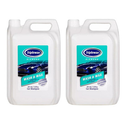 Triplewax 2X Wash & Wax Shampoo Streak Free Car Caravan Motorhome 5L