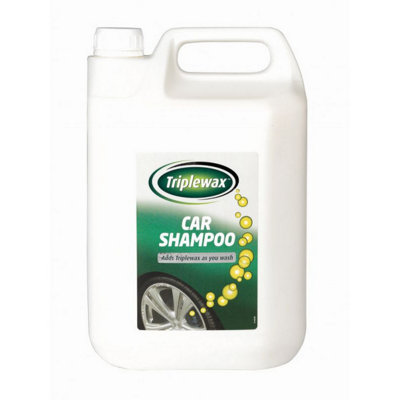 Triplewax Car Shampoo Dirt Grime Remover Spotless Shiny Brilliant Shine 5 Litre from B&Q