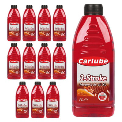 Carlube 2 Stroke Motor Cycle Bike Engine Oil Treatment 1 Litre Ltr Xst011 X12 from B&Q