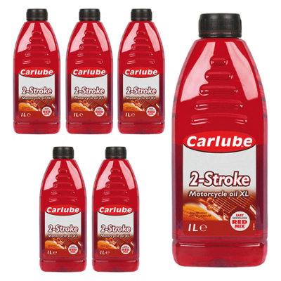 Carlube 2 Stroke Motor Cycle Bike Engine Oil Treatment 1 Litre Ltr Xst011 X6 from B&Q