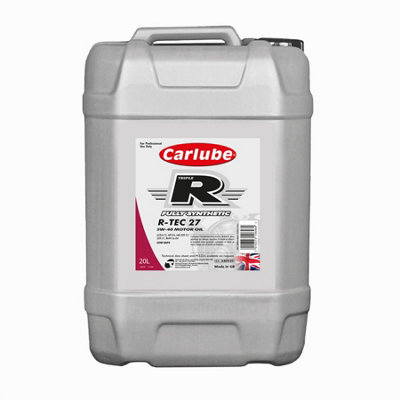 Carlube Engine Oil Triple R 5W40 C3 Low Saps Fully Synthetic Rtec 27 20L from B&Q