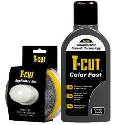 T-Cut Grey Scratch Remover Color Fast Paint Restorer - + Applicator 500Ml