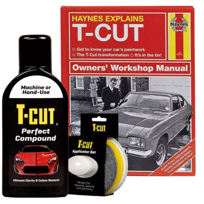 T-Cut Perfect Compound Scratch Remover 500Ml + Applicator Treatment Repair Light