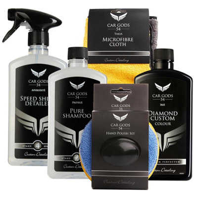 Car Gods Black Colour Restorer & Scratch Remover Kit 16 Colours Available