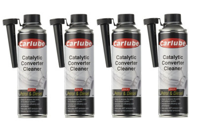 2X Carlube Catalytic Converter Exhaust Dpf Cleaner For Petrol And Diesel 500Ml