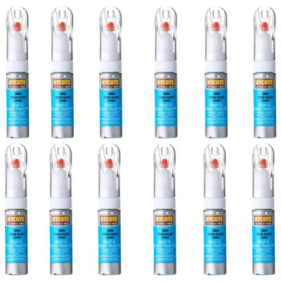 Hycote Colour Touch Up Brush Paint  Bmw Titanium Silver (Metallic) 12.5Ml X12 from B&Q