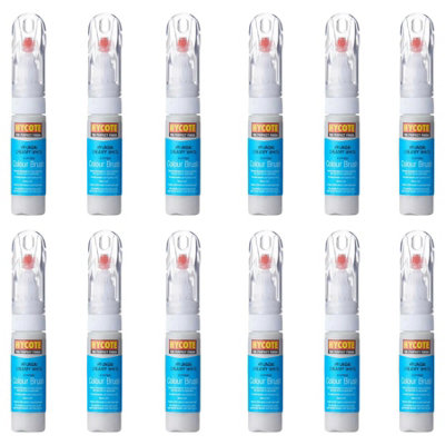 Hycote Colour Touch Up Brush Paint  Kia Titanium Silver (Metallic) 12.5Ml X12 from B&Q