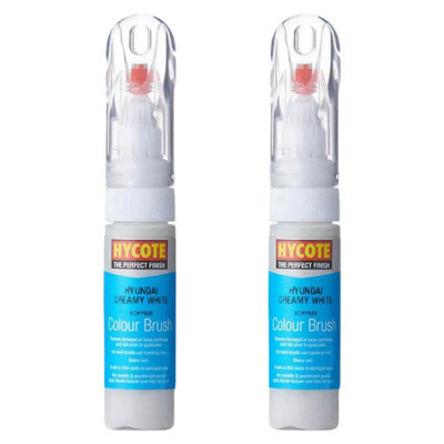 Hycote Colour Touch Up Brush Paint  Kia Titanium Silver (Metallic) 12.5Ml X2 from B&Q