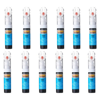 Hycote Colour Touch Up Brush Paint Xcpe056 Peugeot Black 12.5Ml X12 from B&Q