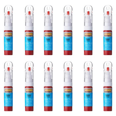 Hycote Colour Touch Up Brush Paint  Peugeot Cherry 12.5Ml Perfect Finish X12 from B&Q