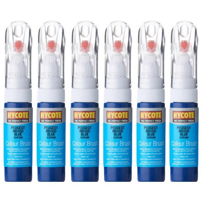 Hycote Colour Touch Up Brush Paint Xcpe202 Peugeot Indigo Blue 12.5Ml X6 from B&Q