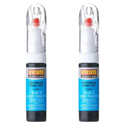 Hycote Colour Touch Up Brush Paint Xcvw612 Volkswagen Urano Grey 12.5Ml X2 from B&Q