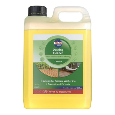 Nilco Svtn225Deck 2.25L Garden Decking Cleaner 2.25 Litre Concentrated X 3 from B&Q