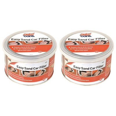 Autocare 2X Easy Sand Car Filler 250Ml Car Body Repairs Dents Scratch Repair