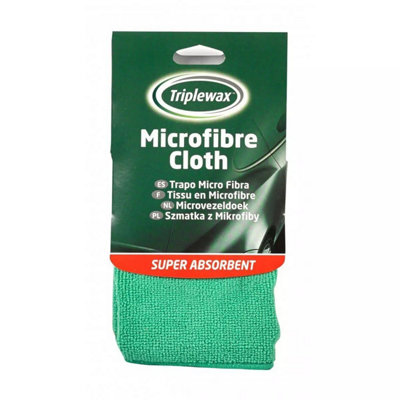 Triplewax Car Microfibre Cloth Towel For Valeting Cleaning Polishing Drying X4 from B&Q