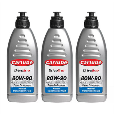Carlube Driveline Mtf 80W90 Gl4 Manual Transmission Gearbox Fluid Oil 1L X3 from B&Q