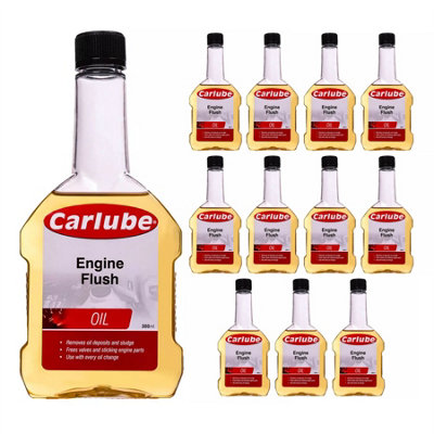 Carlube Engine Flush Oil Additive Treatment Sludge & Deposit Remover 300Ml X12 from B&Q