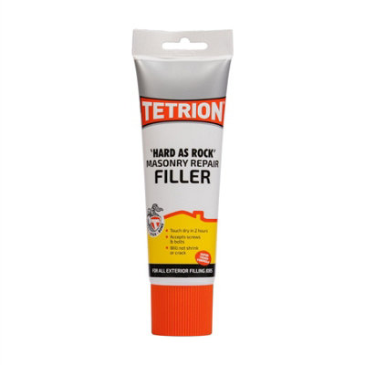 Tetrion Hard As Rock Super Smooth Exterior Tough Filler Tube 330G X3 from B&Q