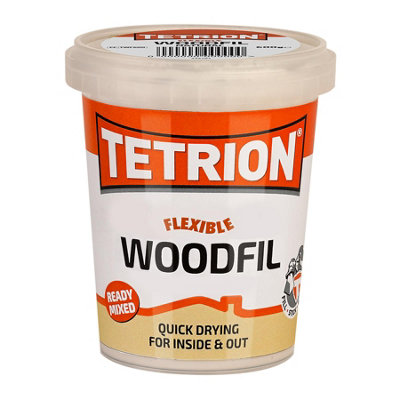 B&Q -  Ready Mixed Wood Filler Cracks Remover 600G For Interior Exterior X 3