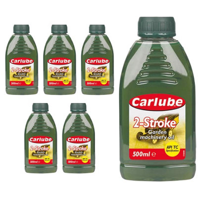 Carlube Xln501 Stroke Lawnmower Chainsaw Garden & Machinery Oil 500Ml X6 Size 2