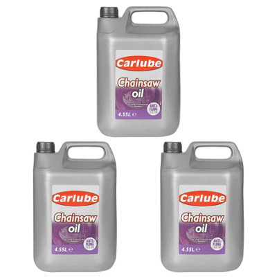 Carlube Anti-Fling Super Tacky All Chainsaw Makes Guide Bar Oil 4.55L X3 from B&Q
