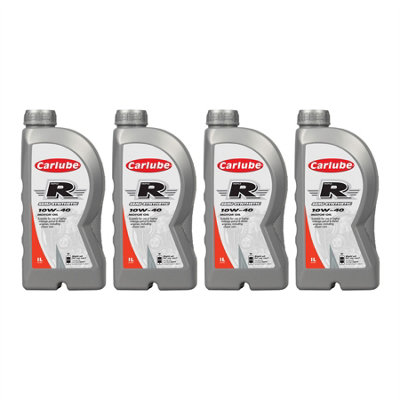 Carlube Triple R 10W-40 Semi Synthetic Oil For Petrol & Diesel Engines X4 1L