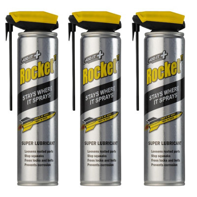 Rocket Tt Multi-Use Super Lubricant Water Displacement Wd Solution 3X 300Ml Tube from B&Q