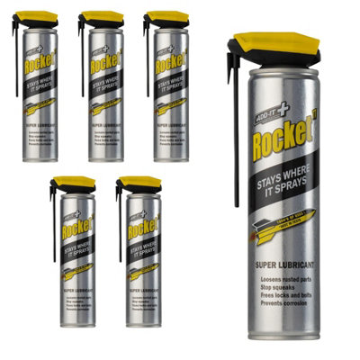 Rocket Tt Multi-Use Super Lubricant Water Displacement Wd Solution 6X 300Ml Tube from B&Q
