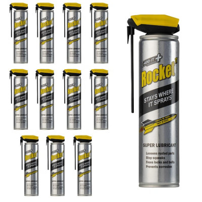 Rocket Tt Multi-Use Super Lubricant Water Displacement Wd Solution 12X 300Ml Tube from B&Q