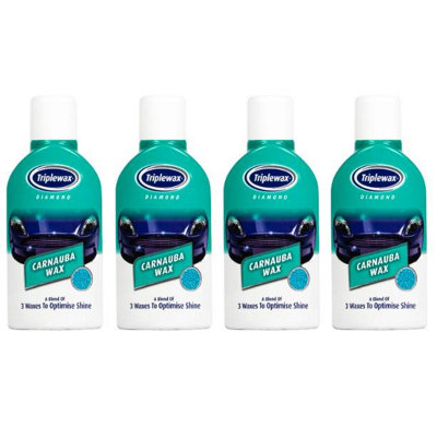 Triplewax Carnauba Wax Premium Formulation Protect & Polish Mirror Shine 0.5L X4 from B&Q