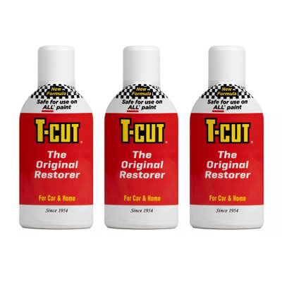 T-Cut Original Car Paintwork Restorer & Scratch Remover 500Ml X3