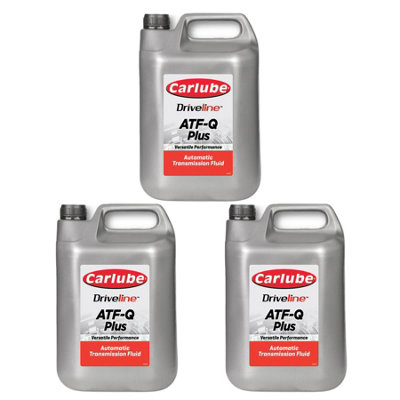 Carlube Driveline Atf-Q Automatic Transmission Gearbox Fluid Plus 4.55L X3 from B&Q