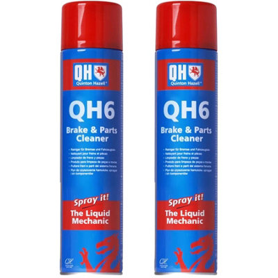 2X Quinton Hazell Professional Brake Clutch Solution Cleaner Degreaser 600Ml from B&Q