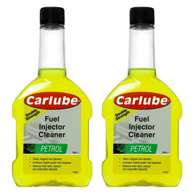 Carlube Concentrated Petrol Fuel Injector Cleaner Increase Engine Power X2 300Ml