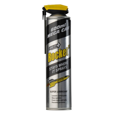 Rocket Tt Super Tube Lubricant Solution & Straw 600Ml Anti Squeaks Rust Corrosion from B&Q