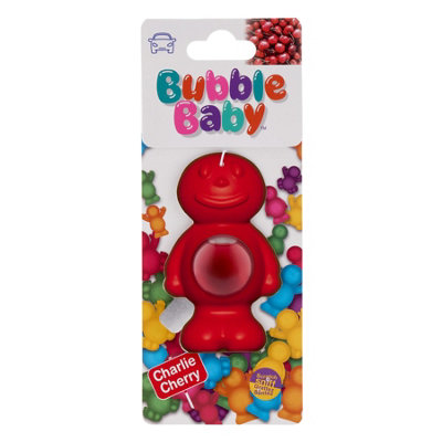 1X Bubble Baby Carded Membrane Air Freshener Fresh Cherry Scent Car Caravan Home