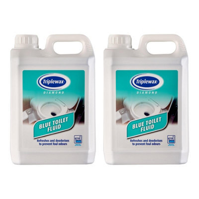 Triplewax 2.5L Blue Toilet Fluid Cleaner Sanitiser Caravan Motorhome Camping from B&Q