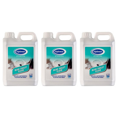 Triplewax Pink Bowl Rinse 2.5L Toilet Flush Fluid Cleaner Sanitiser Caravan Boat from B&Q