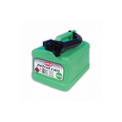 B&Q - Green  High-Density Polyethylene (Hdpe) Petrol Fuel Can5L