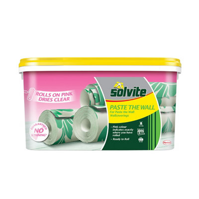 Solvite Paste The Wall Wallpaper Adhesive 4.5Kg from B&Q