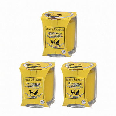 Price's Candles Household Candle (Pack Of 3)