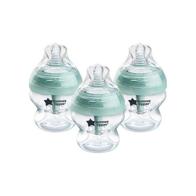 Tommee Tippee Anti-Colic Baby Bottles, Slow-Flow Breast-Like Teat And Unique Anti-Colic Venting System, 150Ml, Pack Of 3 - Image 4