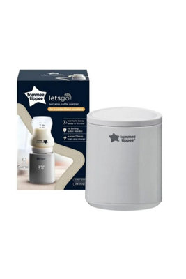 B&Q Tommee Tippee Letsgo Portable Baby Bottle Warmer, Warms Breast Milk, Usb Rechargeable, Electric Lightweight And Travel Friendly