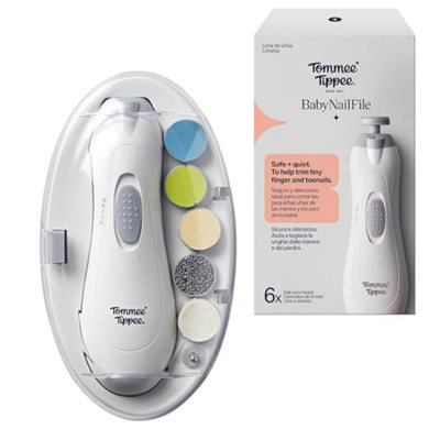 Baby Nail File Trimmer from Tommee Tippee Battery Powered Nail Clipper Cut - Image 4