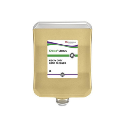 Sc Johnson Professional Cit4Ltr Kresto Citrus Hand Cleaner 4 Litre Cartridge Scjcit4Ltr from B&Q