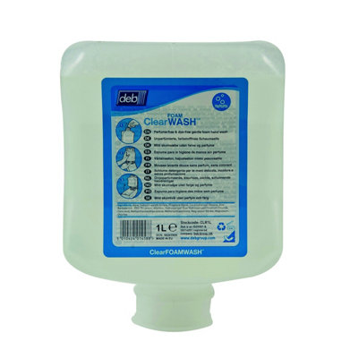 Deb Clr1L Refresh 1 Litre Clear Foam