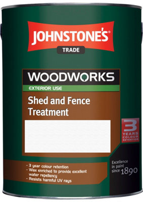 B&Q -  Woodworks Light Brown Shed & Fence Treatment5L