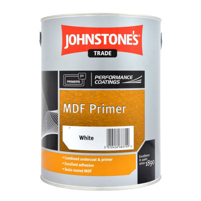 Johnstone's Trade Johnstones Trade Mdf Primer White 5L from B&Q