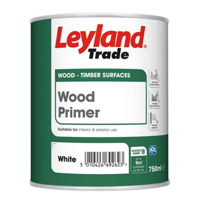 Leyland Trade Leyland  Wood Primer White 750Ml from B&Q