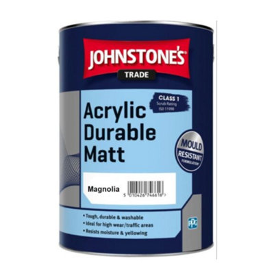 Johnstone's Trade Johnstones Trade Durable Matt Magnolia 5L from B&Q